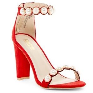 Catherine Malandrino Fendor red heel